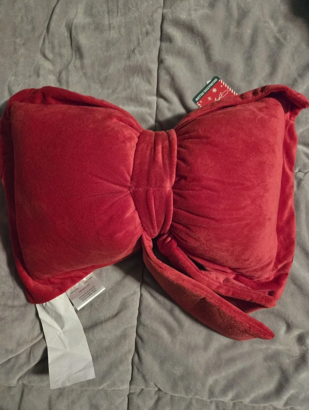 Set of 2 NWT Dolly Parton Christmas Pillows. Peppermint & Red Bow set.